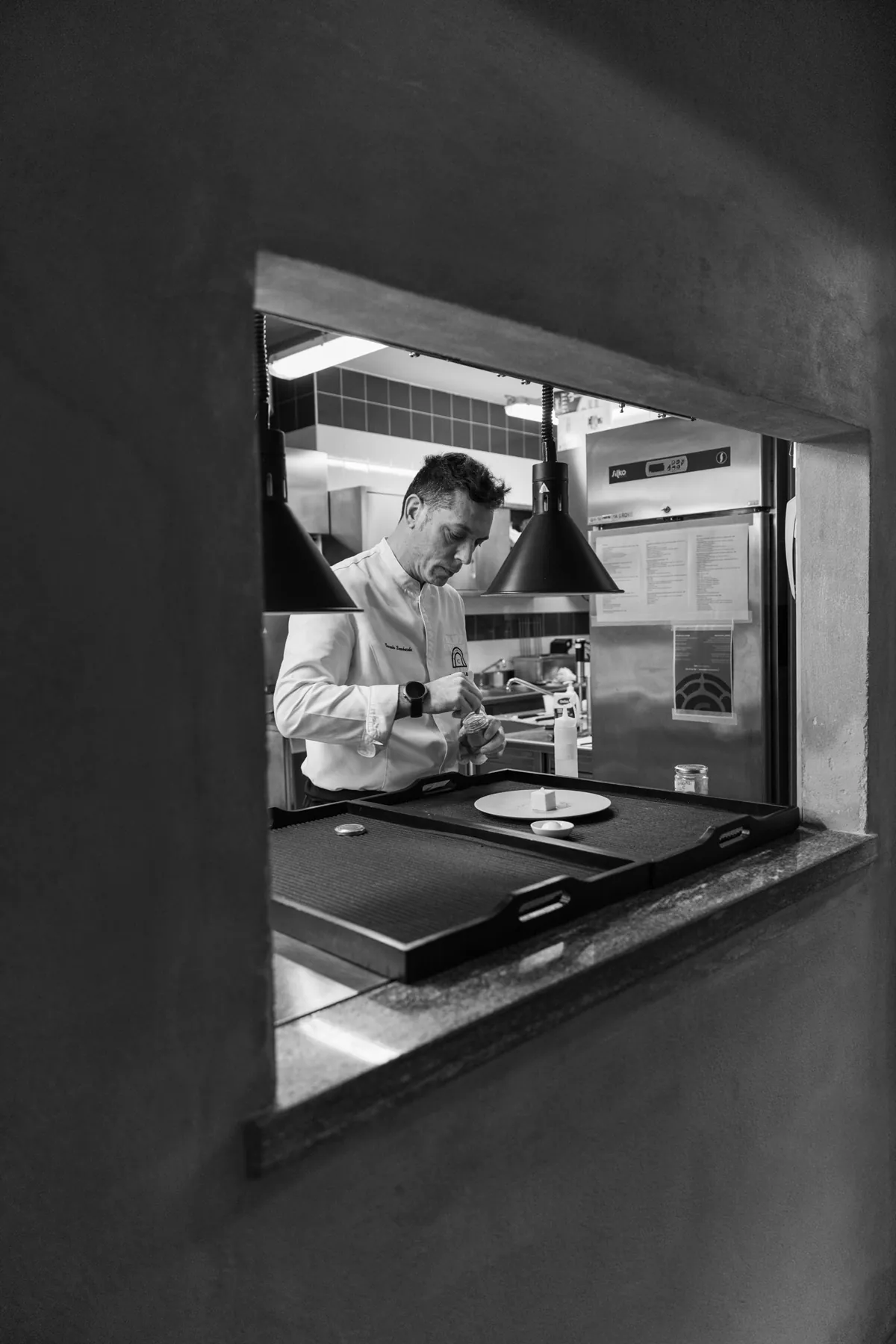 Chef Corrado Lombardo al pass
